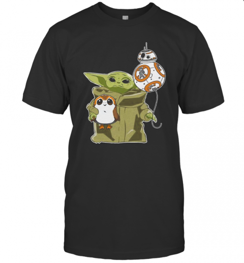 Star Wars Baby Yoda Bb8 And Wampa T-Shirt