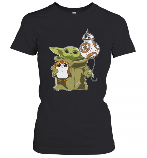 Star Wars Baby Yoda Bb8 And Wampa T-Shirt Classic Women's T-shirt