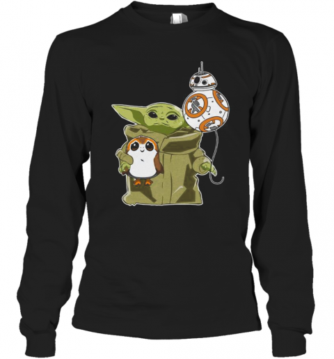 Star Wars Baby Yoda Bb8 And Wampa T-Shirt Long Sleeved T-shirt 