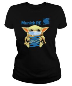 Star wars baby yoda mask hug munich re shirt