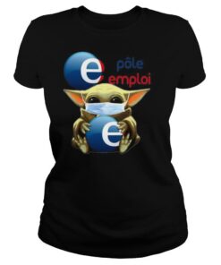 Star wars baby yoda mask hug polo emplai shirt