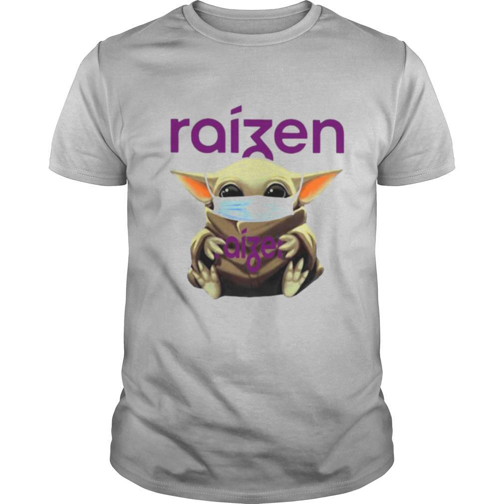 Star wars baby yoda mask hug raizen shirt