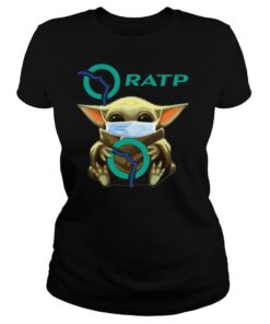 Star wars baby yoda mask hug ratp shirt