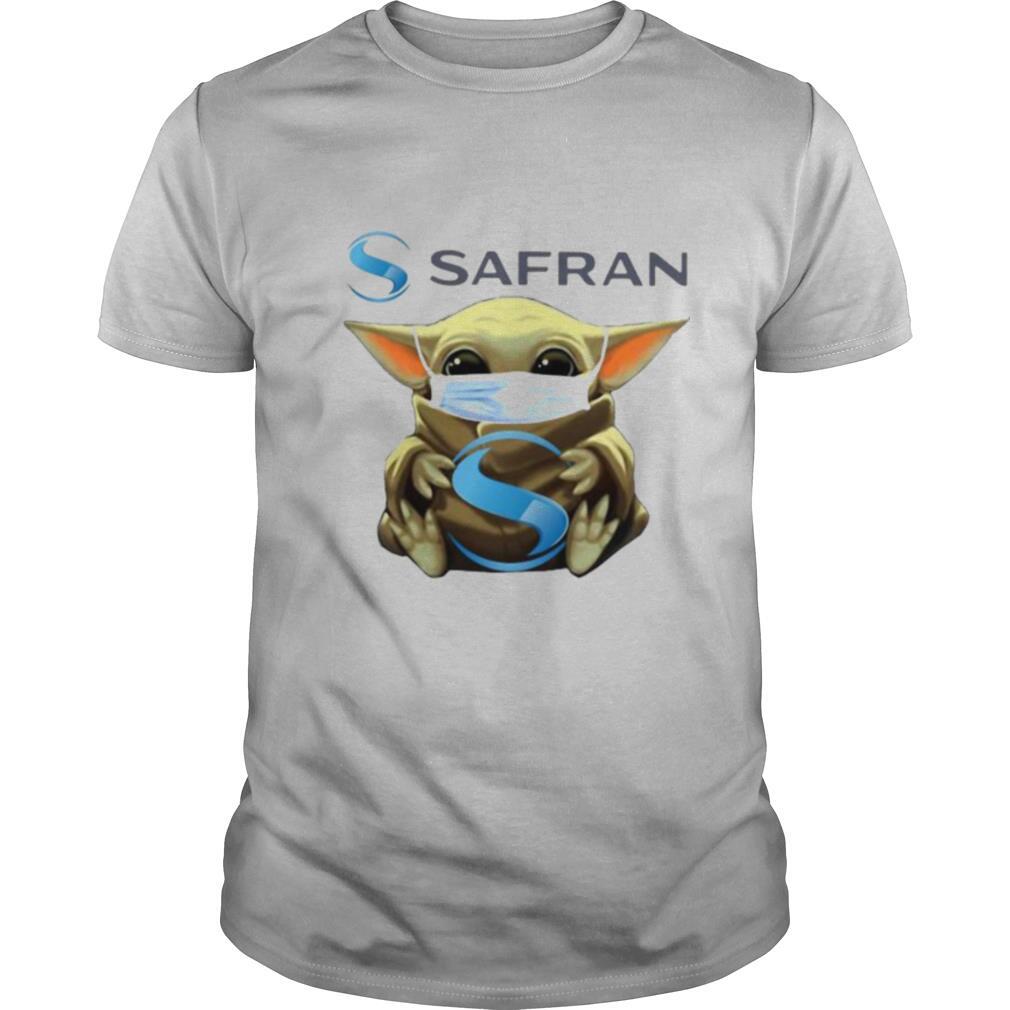 Star wars baby yoda mask hug safran shirt