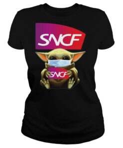 Star wars baby yoda mask hug sncf shirt