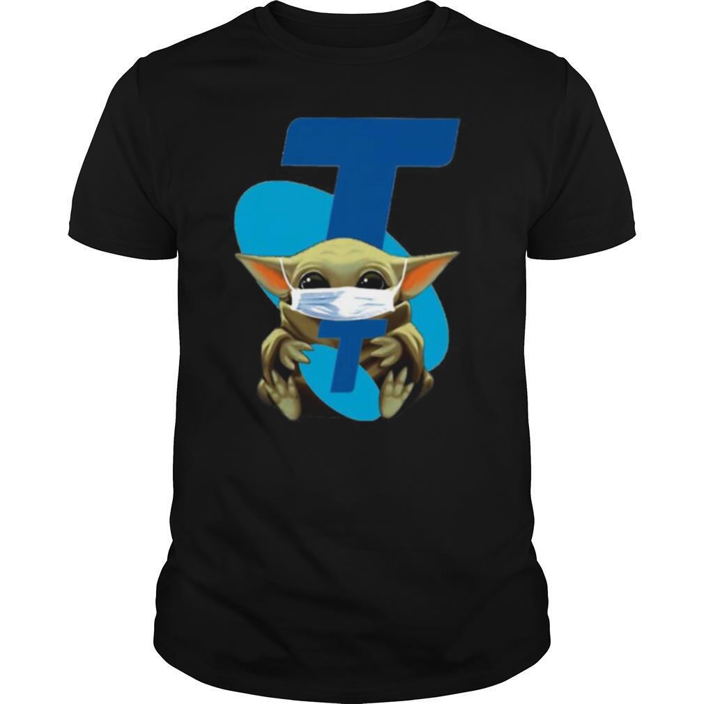 Star wars baby yoda mask hug stellar shirt