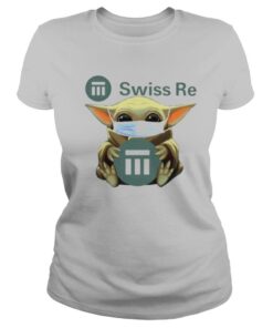 Star wars baby yoda mask hug swiss re shirt