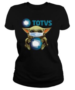 Star wars baby yoda mask hug totvs shirt