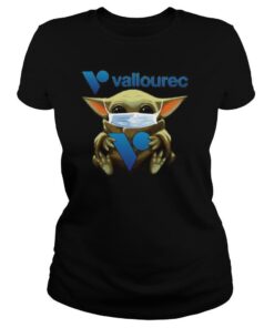 Star wars baby yoda mask hug vallourec shirt