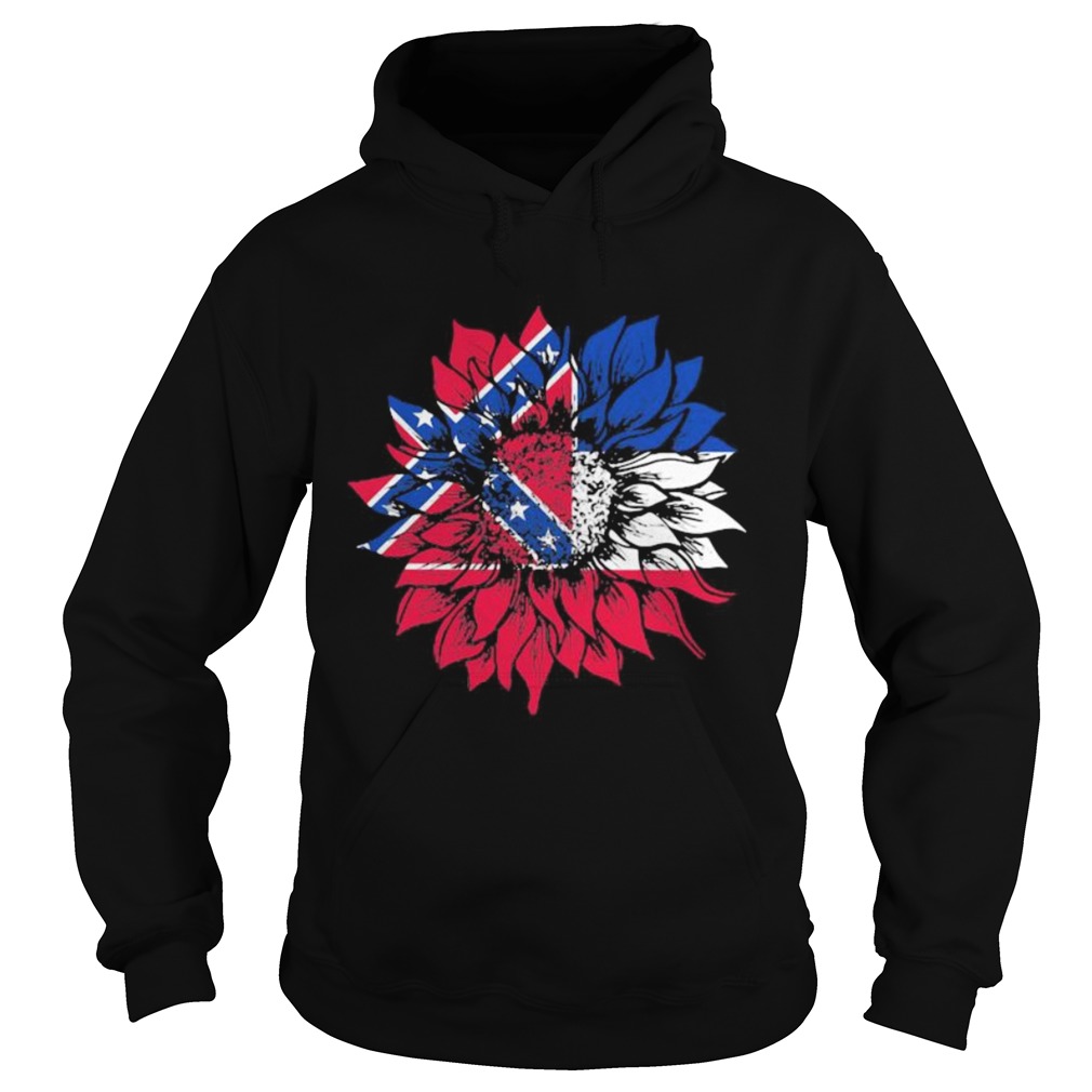 Sunflower Mississippi Flag Hoodie