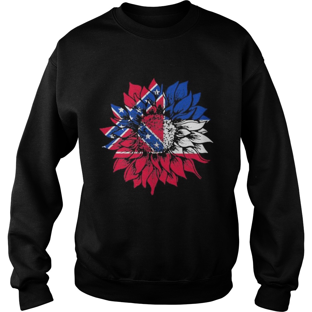 Sunflower Mississippi Flag Sweatshirt