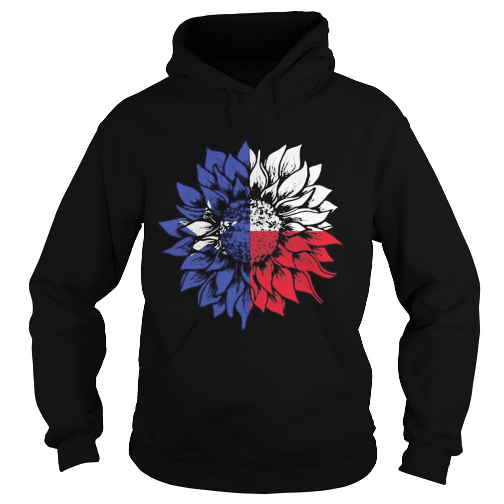 Sunflower Texas Flag Hoodie