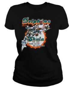 Thank You For The Memories Don Shula Signature shirt