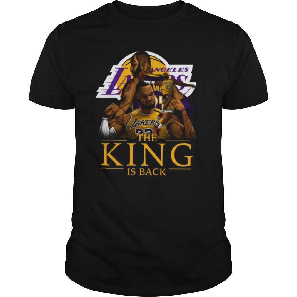 The King Is Back Los Angeles Lakers Signature shirt