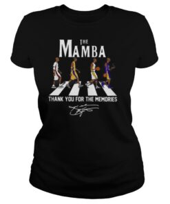 The Mamba Abbey Road Thank You For The Memories Signature shirt