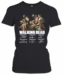 The Walking Dead Movie Characters Signatures T-Shirt Classic Women's T-shirt