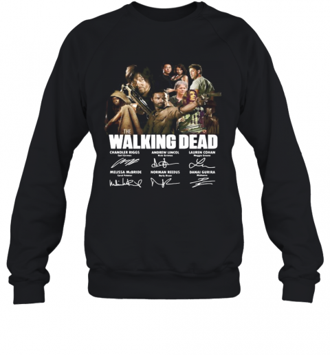 The Walking Dead Movie Characters Signatures T-Shirt Unisex Sweatshirt