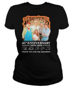 The dukes of hazzard 41st anniversary 1979 2020 thank you for the memories signatures shirt