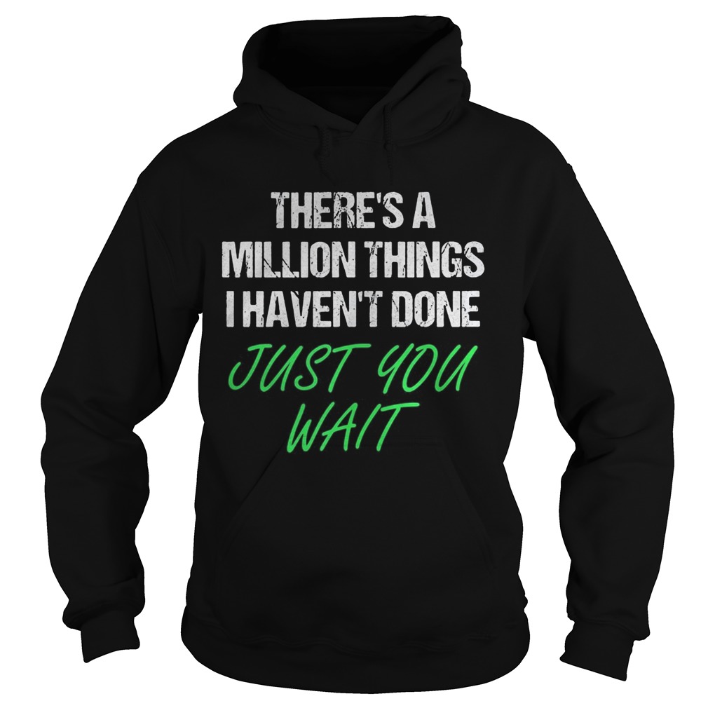 Theres a million things i havent done just you wait Hoodie