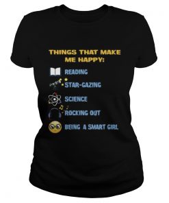 Things what make me happy reading stargazing science rocking out being a smart girl  Classic Ladies