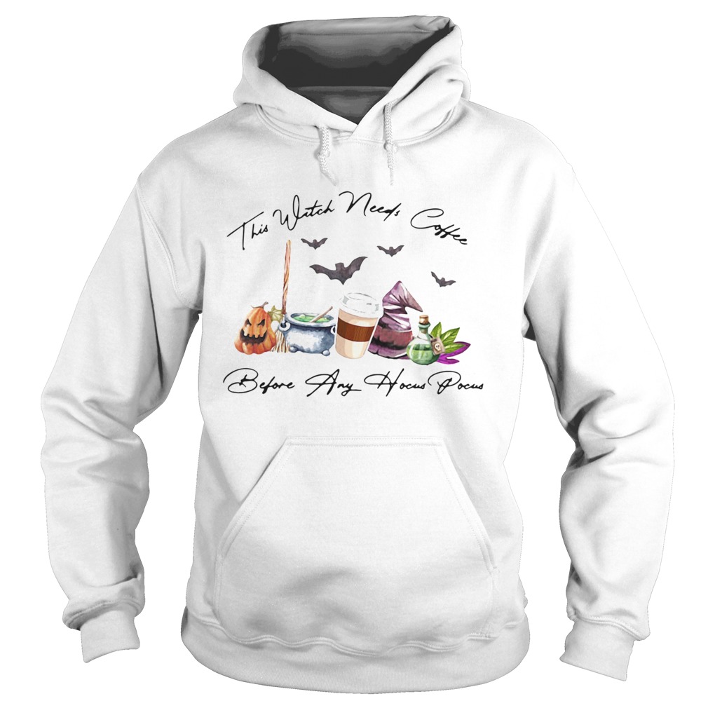 This Witch Needs Coffee Before Any Hocus Pocus Hoodie