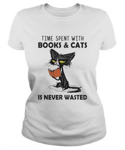 Time Spent With Books And Cats Is Never Wasted  Classic Ladies