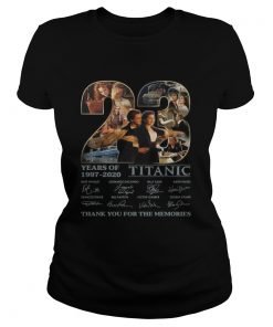 Titanic 23 Years Of Release Thank You For The Memories Signatures  Classic Ladies