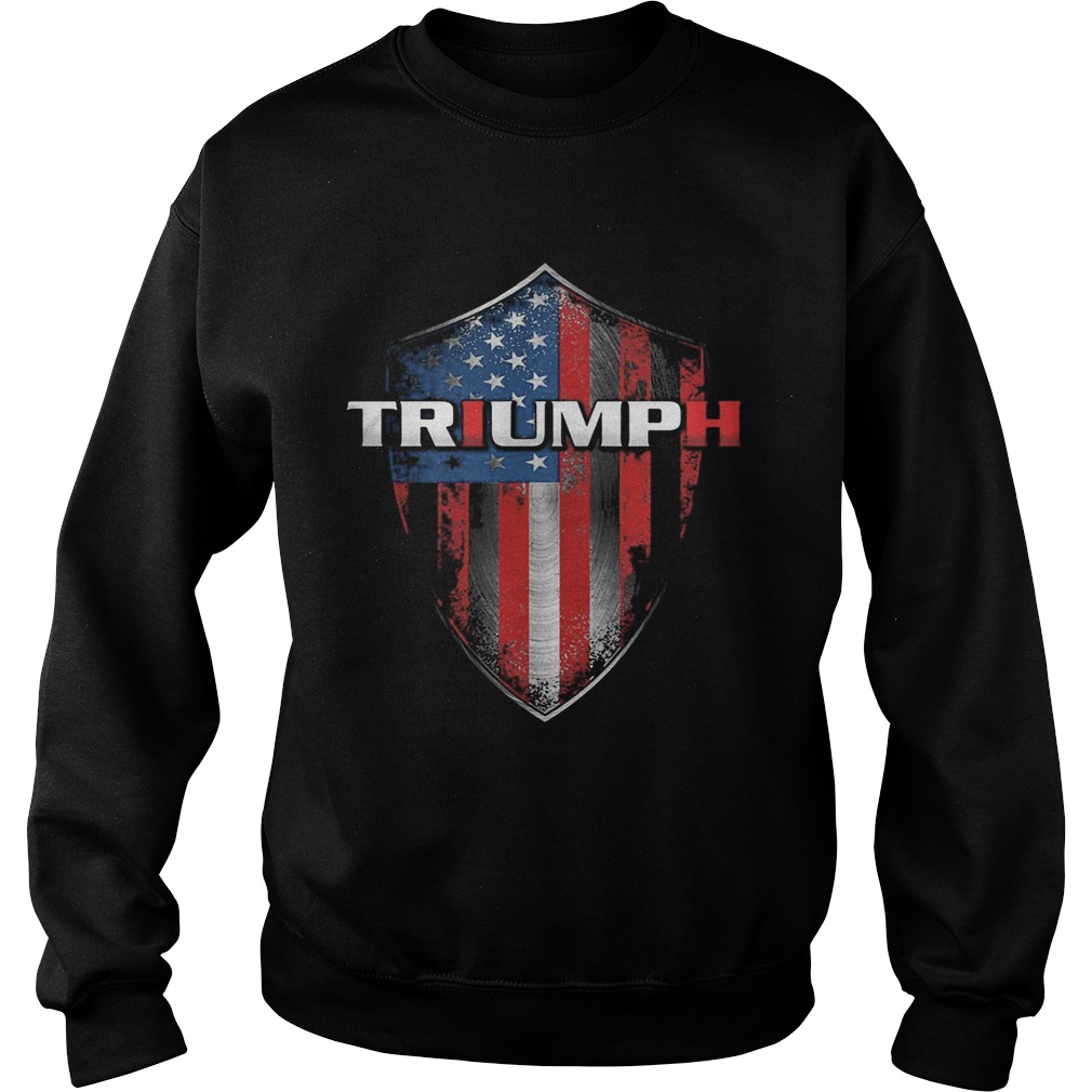 Triumph American Flag Sweatshirt