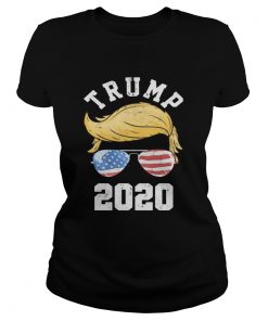 Trump 2020 Glasse American Flag  Classic Ladies