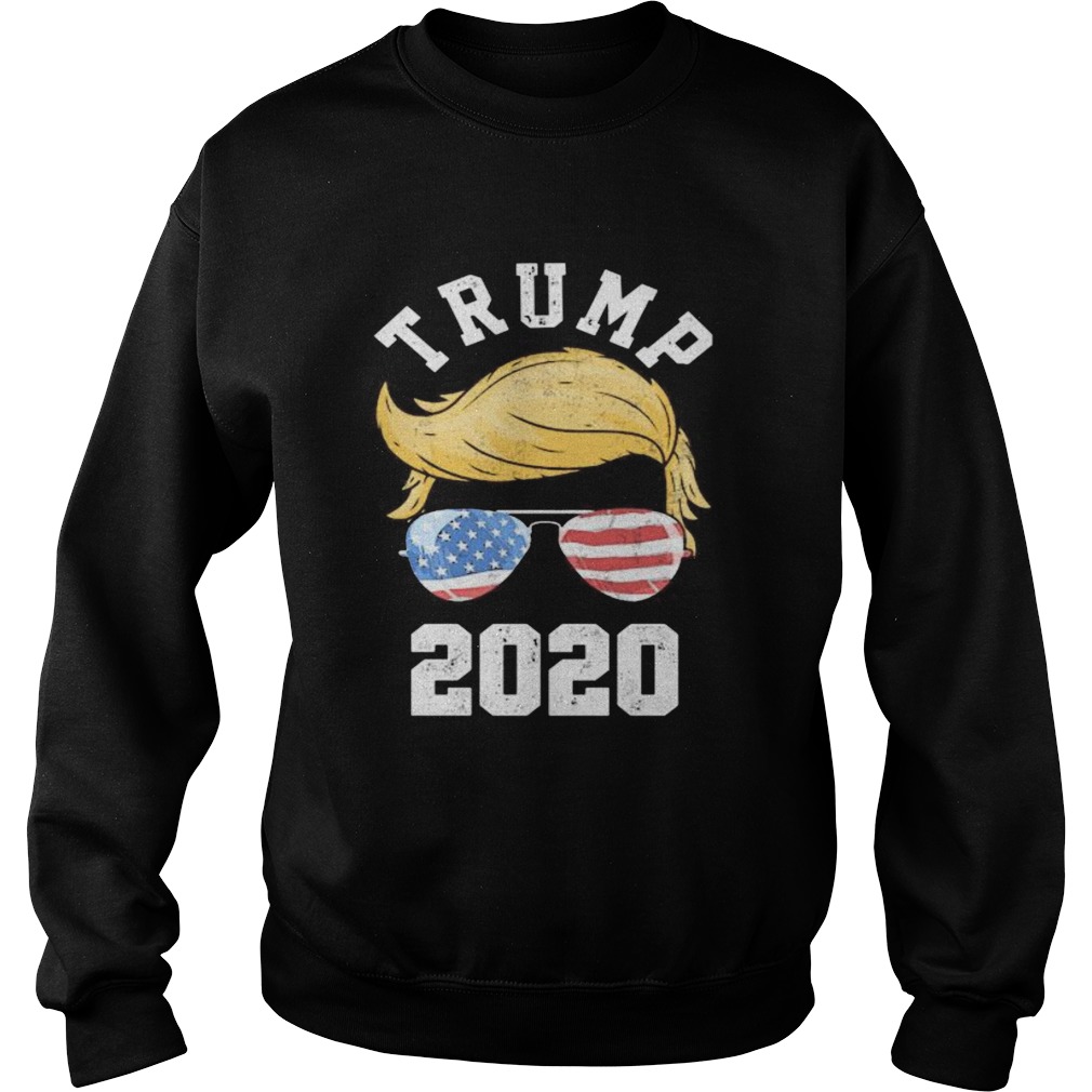 Trump 2020 Glasse American Flag Sweatshirt