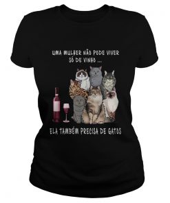 Uma Mulher Nao Pode Viver So De Vinho Ela Tambem Precisa De Gatos  Classic Ladies