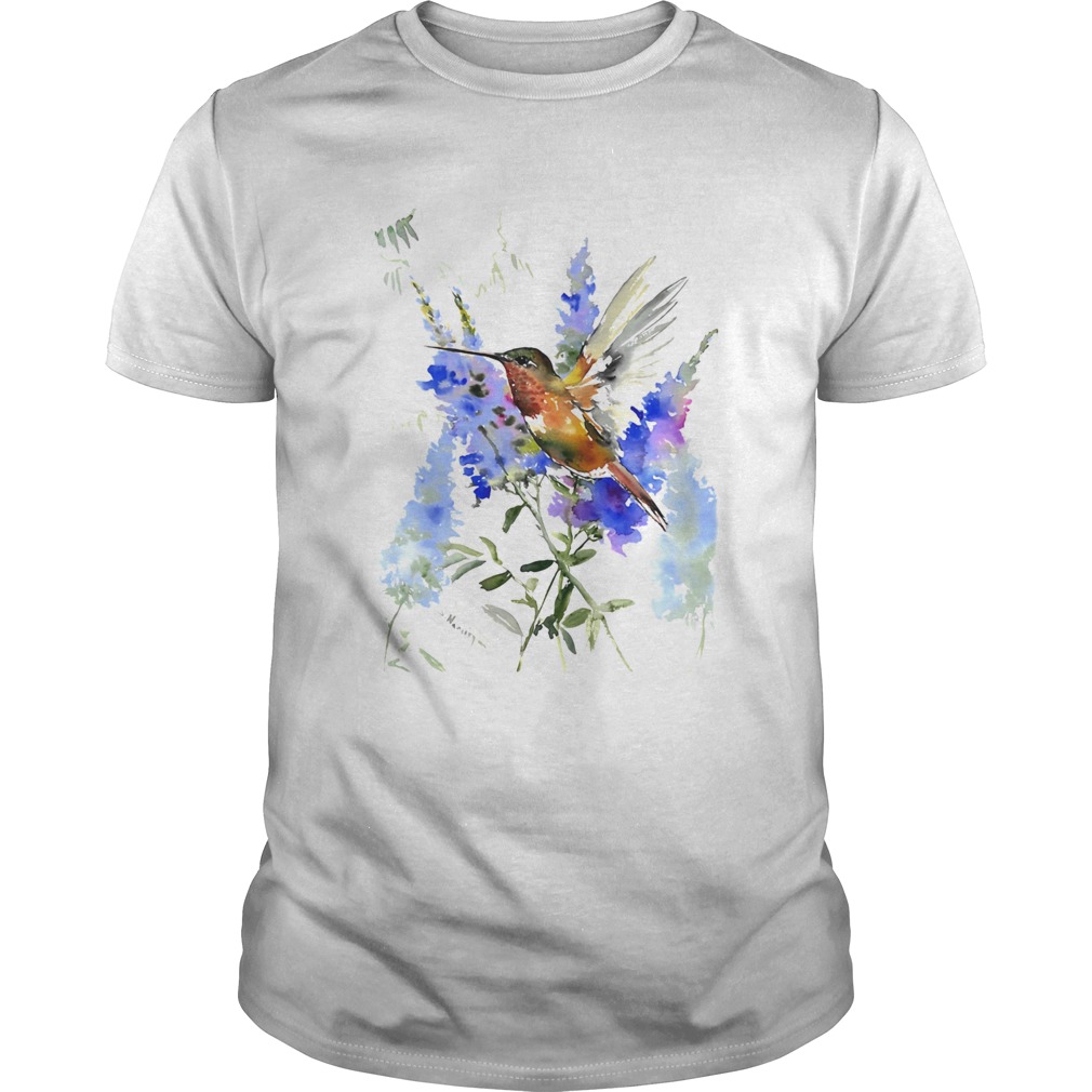 WATERCOLOR BIRD shirt