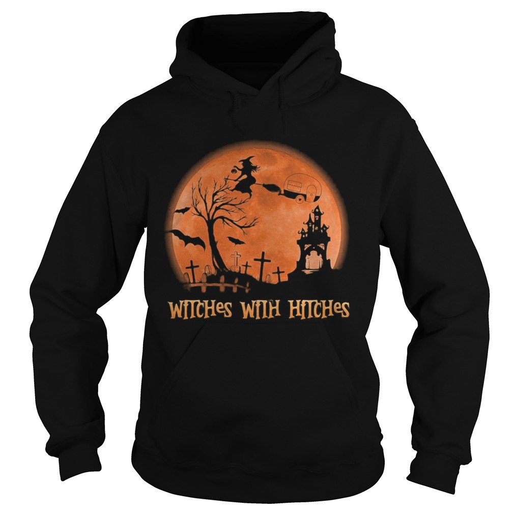 WITCHES WITH HITCHES SUNSET HALLOWEEN Hoodie