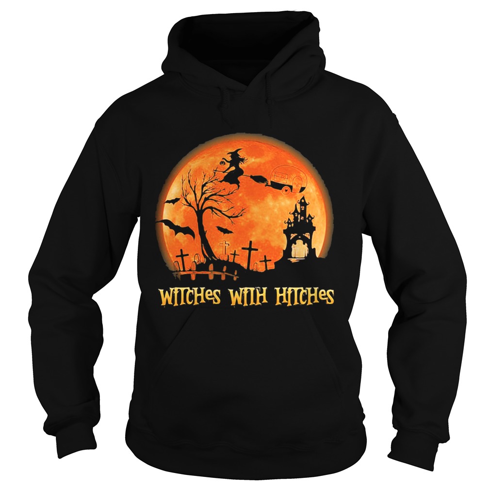 Witches With Hitches Sunset Halloween  Hoodie