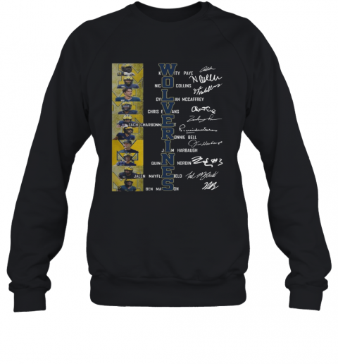 Wolverines Kwity Paye Nico Collins Dylan Mccaffrey Signature T-Shirt Unisex Sweatshirt