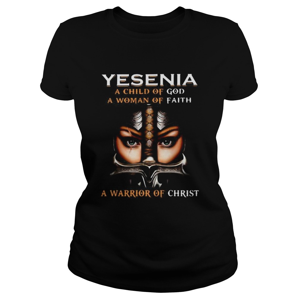 Woman warrior armor of god yesenia a child of god a woman of faith a warrior of christ Classic Ladies