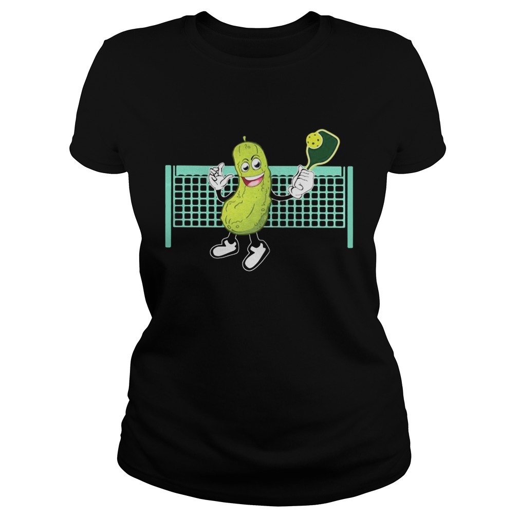 cucumber playing pickleball Classic Ladies