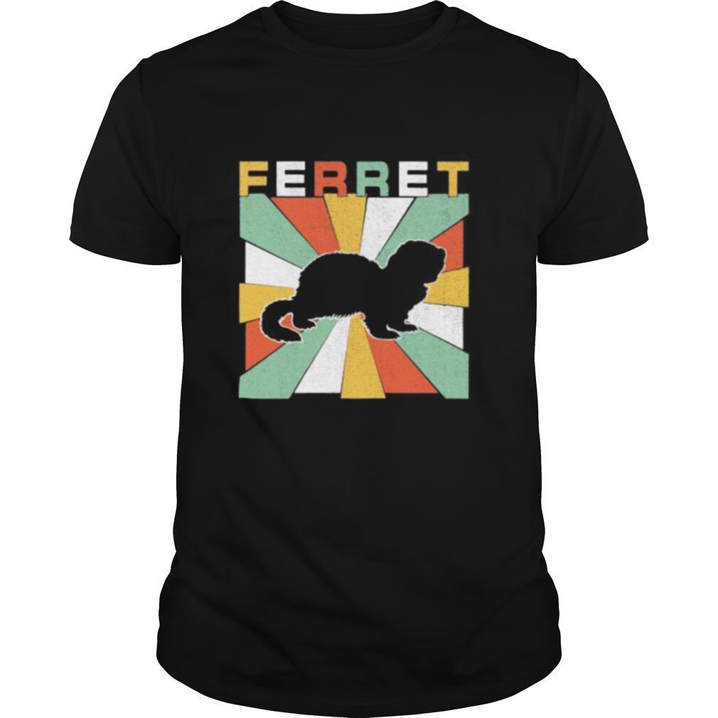 ferret vintage retro shirt