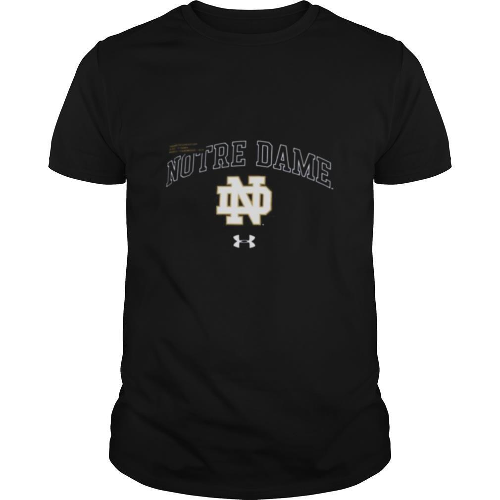 notre dame logo shirt