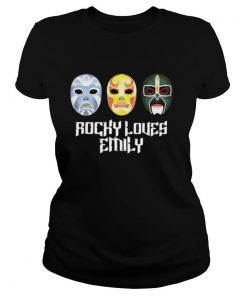 3 Ninjas Rocky Loves Emily Masks shirt