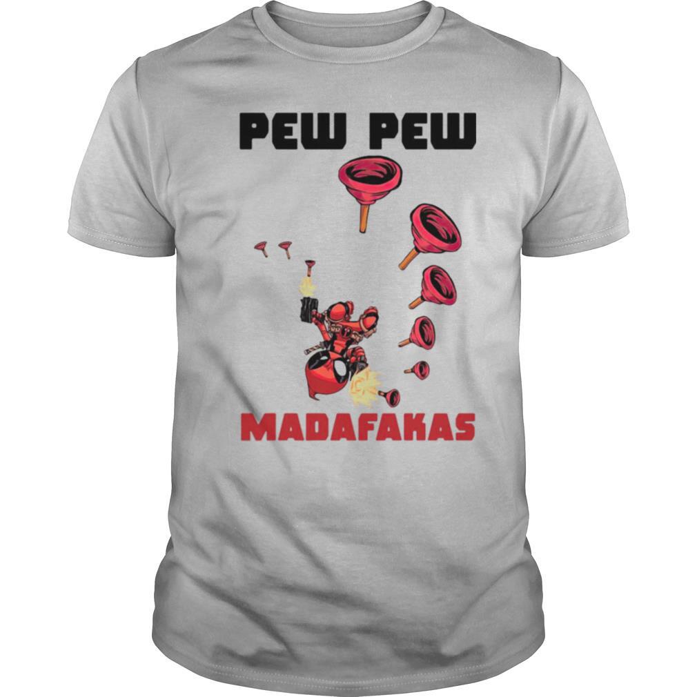 Baby Yoda Deadpool Pew Pew Madafakas shirt