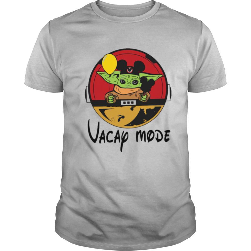 Baby Yoda Mickey Vacay Mode shirt