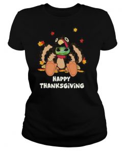 Baby yoda turkey happy thanksgiving shirt