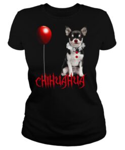 Chihuahua Dog Pennywise Halloween shirt