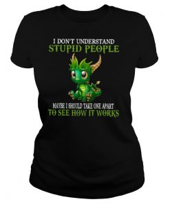 Dragon I Don't Understand Stupid People Maybe I Should Take one Apart To See How It Works shirt