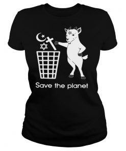 Goat Satan Save The Planet shirt