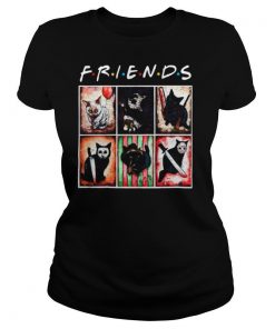 Horror Characters Cat Version Friends shirt