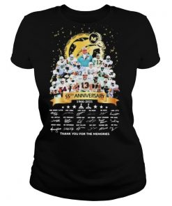 Miami dolphins 55th anniversary 1966 2021 thank you for the memories signatures shirt