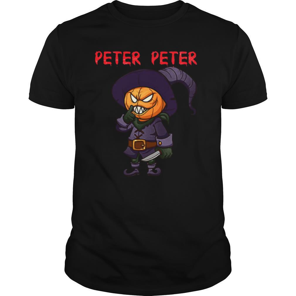 Peter Peter Halloween Killer Pumpkin Head shirt