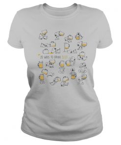 Snoopy 20 ways to drink beer shirt